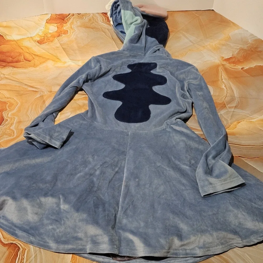 Disney Stitch Spirit Halloween Costume Girls 12-14 Hooded Dress Lilo & Stitch